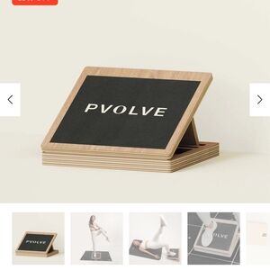 Pvolve Black and Tan Exercise Platform